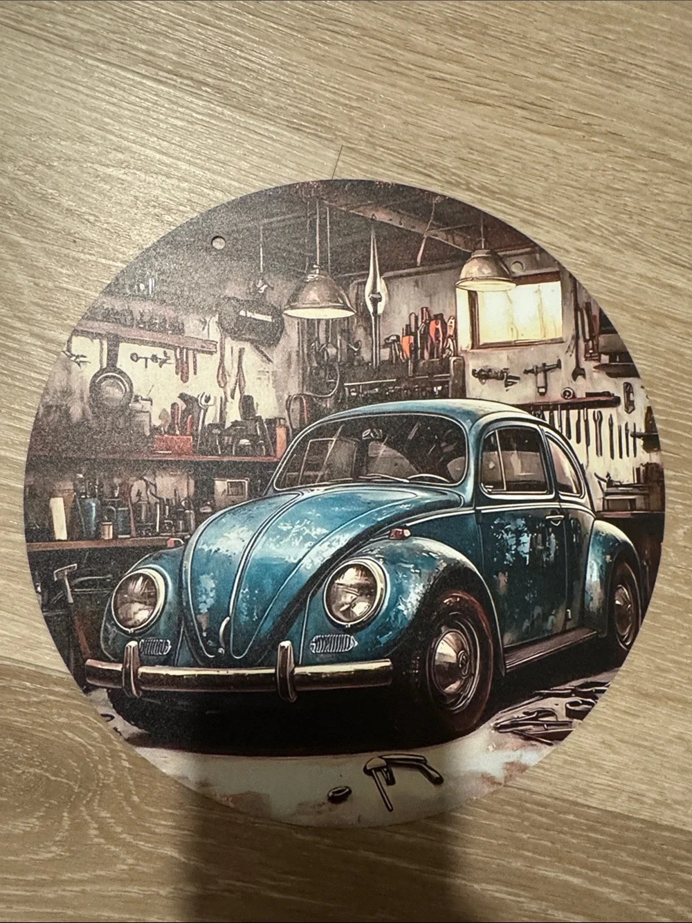 Blue Vintage Beetle Wall Decor NEW 🏷️